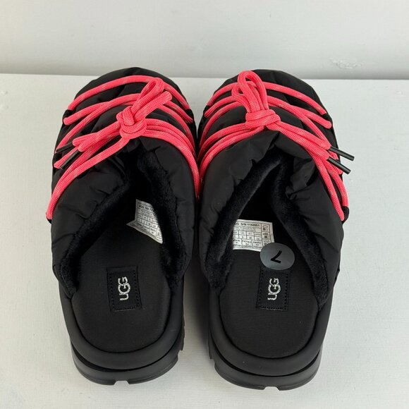 Women's 7 - UGG Spaceslider Tech Slider Platform Black Slippers - 1143951 - Picture 6 of 9